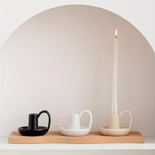 Elegant Ceramic Candlestick